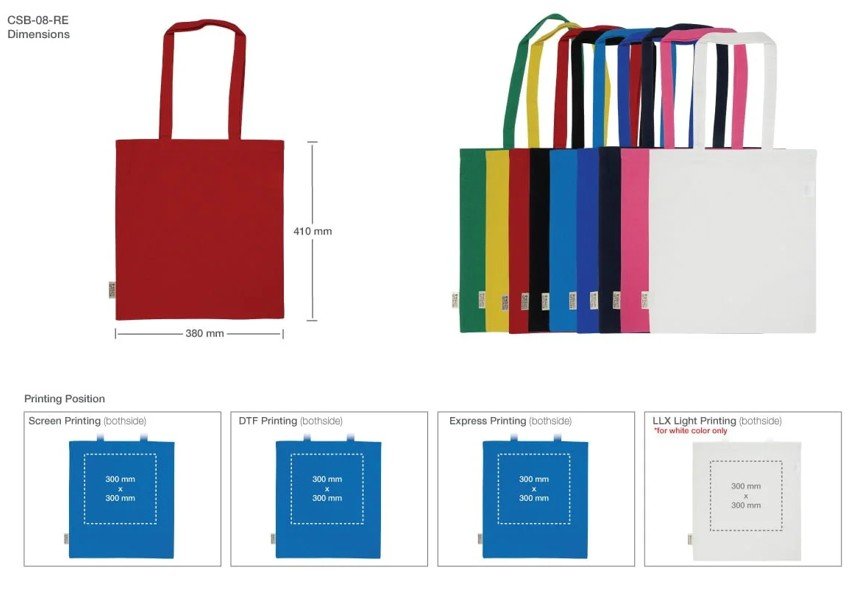 order page tote bags